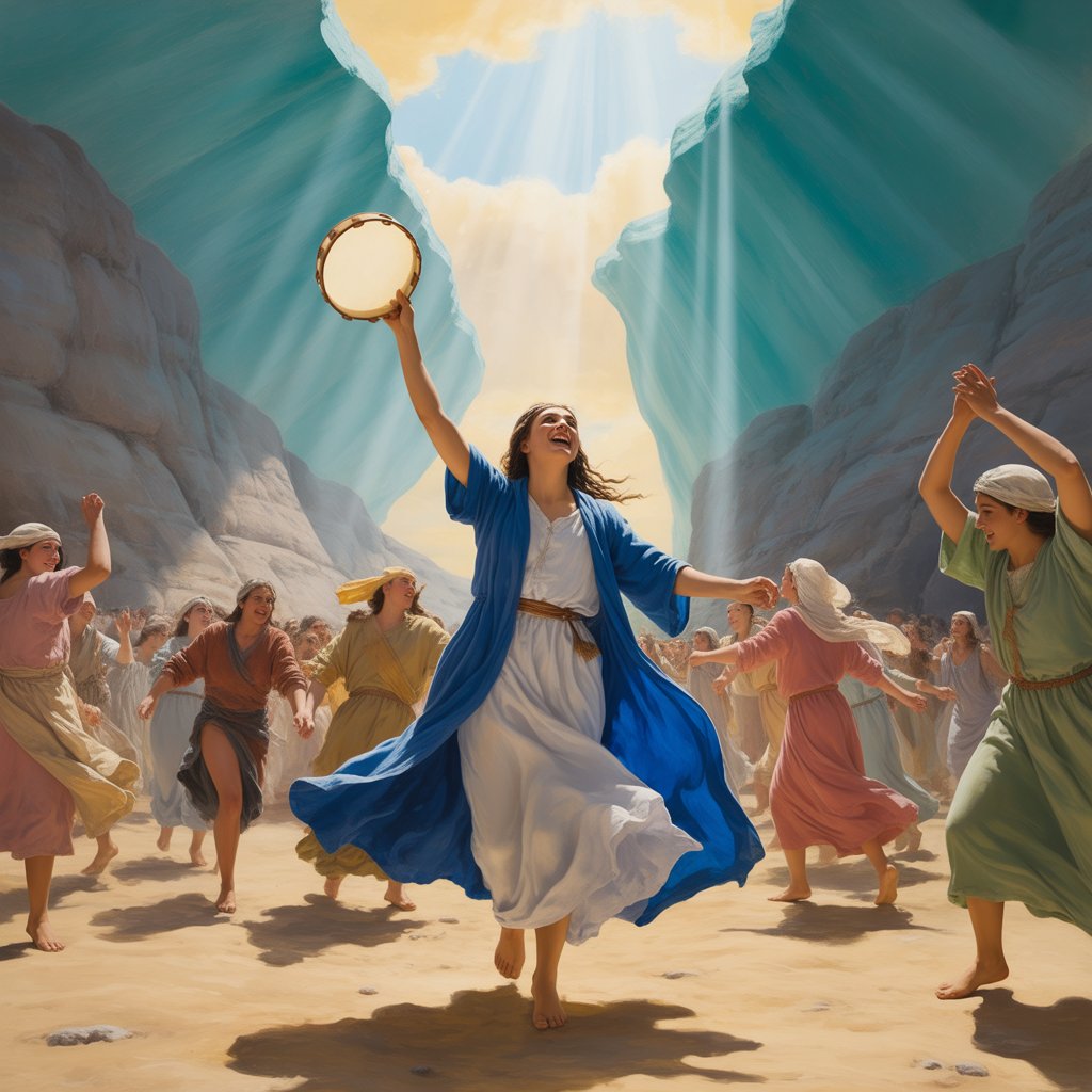 Miriã Cantou ao Passar o Mar Vermelho: Um Cântico de Vitória e Fé